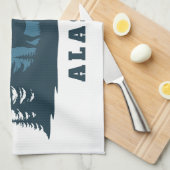 Aangepaste naam & tekst ALASKA Theedoek (Quarter Fold)