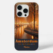 Aangepaste naam / tekst Amsterdam Case-Mate iPhone Case (Achterkant)