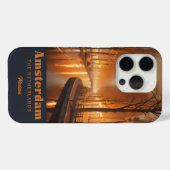 Aangepaste naam / tekst Amsterdam Case-Mate iPhone Case (Achterkant (horizontaal))