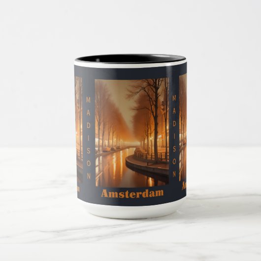Aangepaste naam / tekst Amsterdam Mok (Midden)