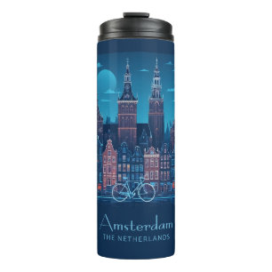 Aangepaste naam / tekst Amsterdam Thermosbeker
