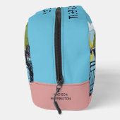 Aangepaste naam & tekst Amsterdam Toilettasje (Rechts)