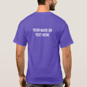 Aangepaste naam / tekst Berlijn Duitsland Coördina T-shirt (Achterkant)