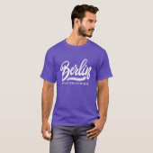 Aangepaste naam / tekst Berlijn Duitsland Coördina T-shirt (Voorkant volledig)