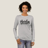 Aangepaste naam / tekst Berlijn Duitsland Coördina Tri-Blend Shirt (Voorkant)