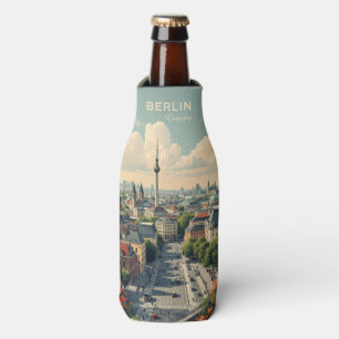 Aangepaste naam & tekst Berlijn, Duitsland Flesjeskoeler
