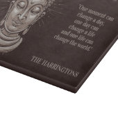 Aangepaste naam & tekst Boeddha Quote Snijplank (Hoek)