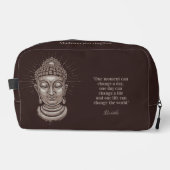 Aangepaste naam & tekst Boeddha Quote Toilettasje (Voorkant)