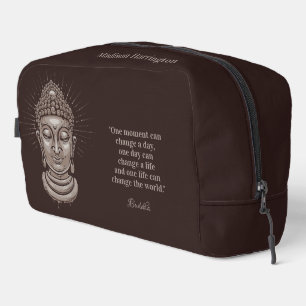 Aangepaste naam & tekst Boeddha Quote Toilettasje