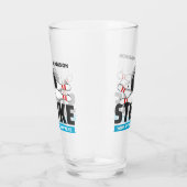 Aangepaste naam & tekst Bowling Strike Glas (Rechts)