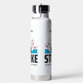 Aangepaste naam & tekst Bowling Strike Waterfles (Rechts)