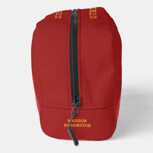 Aangepaste naam / tekst brandweerman toilettasje (Rechts)