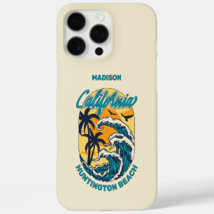 Aangepaste naam / tekst California Surfen iPhone 16 Pro Max Hoesje