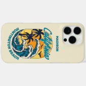 Aangepaste naam / tekst California Surfen Case-Mate iPhone Case (Achterkant (horizontaal))