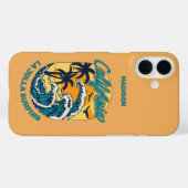 Aangepaste naam / tekst California Surfen Case-Mate iPhone Case (Achterkant (horizontaal))
