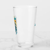 Aangepaste naam / tekst California Surfen Glas (Links)