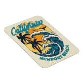 Aangepaste naam / tekst California Surfen Magneet (Rechterzijde)