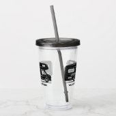 Aangepaste naam & tekst Camper Van tumblers Acryl Drinkbeker (Links)