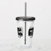 Aangepaste naam & tekst Camper Van tumblers Acryl Drinkbeker (Rechts)