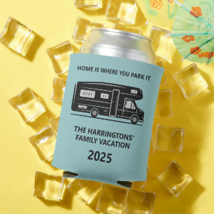 Aangepaste naam & tekst camperbus blikjeskoeler