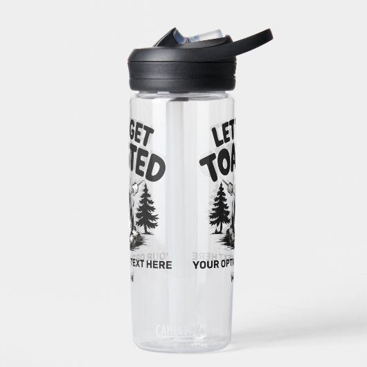 Aangepaste naam & tekst Camping Waterfles (Links)