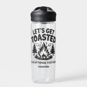 Aangepaste naam & tekst Camping Waterfles