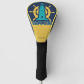 Aangepaste naam / tekst Cape Cod Massachusetts Golfheadcover (Voorkant)