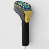 Aangepaste naam / tekst Cape Cod Massachusetts Golfheadcover (Schuin)