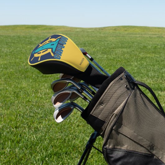 Aangepaste naam / tekst Cape Cod Massachusetts Golfheadcover (Insitu)