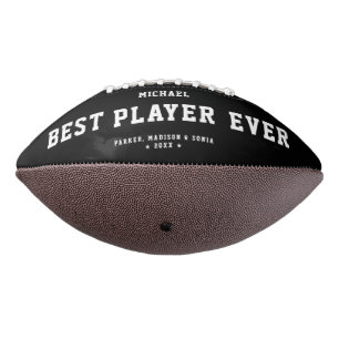 Aangepaste Naam Tekst Cool Foto Modern Cadeau Voet American Football