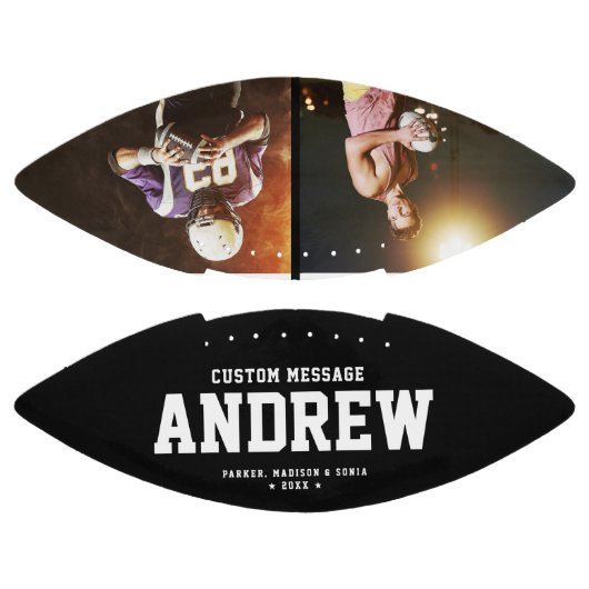 Aangepaste naam Tekst Cool Foto Modern Cft American Football (Panelen)