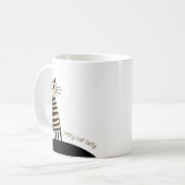 Aangepaste Naam & Tekst Crazy Cat Lady Koffiemok (Voorkant links)