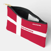 Aangepaste naam & tekst Denemarken Vlag Etui (Open)