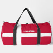 Aangepaste naam & tekst Denemarken Vlag Plunjezak (Voorkant)