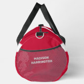 Aangepaste naam & tekst Denemarken Vlag Plunjezak (Rechts)