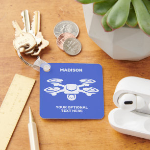 Aangepaste naam & tekst drone sleutelhanger
