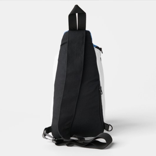 Aangepaste naam & tekst drone sling bag (Achterkant)