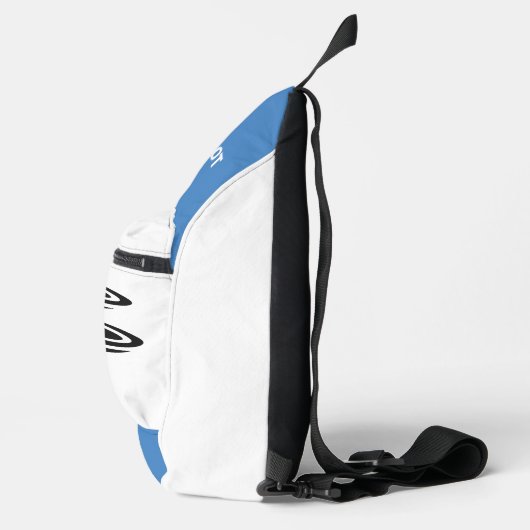 Aangepaste naam & tekst drone sling bag (Rechts)