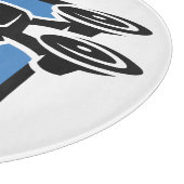 Aangepaste naam & tekst drone snijplank (Hoek)