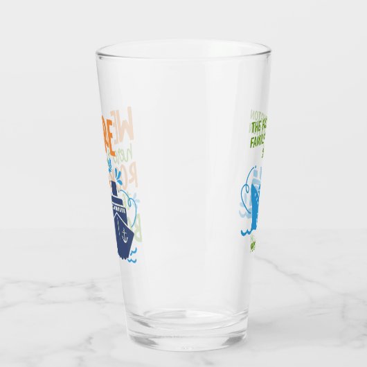 Aangepaste naam, tekst en jaar cruise glas (Links)