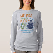 Aangepaste naam, tekst en jaar cruise t-shirt (Voorkant)