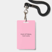 Aangepaste naam, tekst en kleur martial arts badge (Achterkant met lanyard)