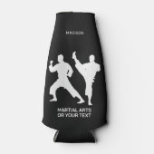 Aangepaste naam, tekst en kleur martial arts flesjeskoeler (Voorkant)