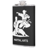 Aangepaste naam, tekst en kleur martial arts heupfles (Links)
