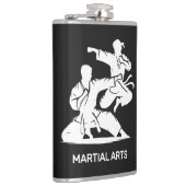 Aangepaste naam, tekst en kleur martial arts heupfles (Rechts)