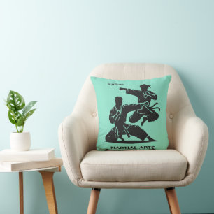 Aangepaste naam, tekst en kleur martial arts kussen