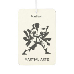 Aangepaste naam, tekst en kleur martial arts luchtverfrisser