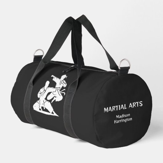 Aangepaste naam, tekst en kleur martial arts plunjezak (Linkerhoek)