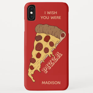 Aangepaste naam, tekst en kleur Pizza-telefoondraa Case-Mate iPhone Case