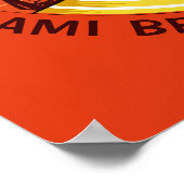 Aangepaste naam, tekst en kleur poster met deelsle (Hoek)